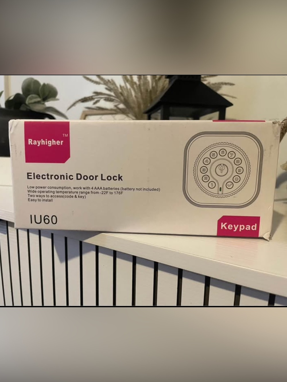 RAYHIGHER KEYLESS KEYPAD DOOR LOCK